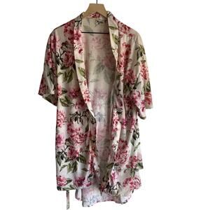Show Me Your Mumu Brie Belted Robe One Size Garden Of Blooms Pink Wrap‎ Wedding